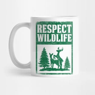 Respect Wildlife Hunter Forest Mug